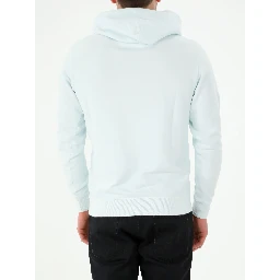 Light-blue hoodie