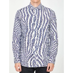 Striped cotton shirt