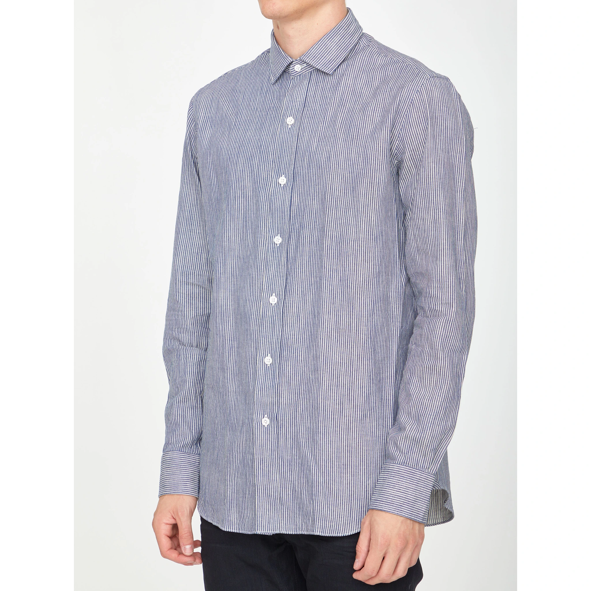 Striped cotton shirt