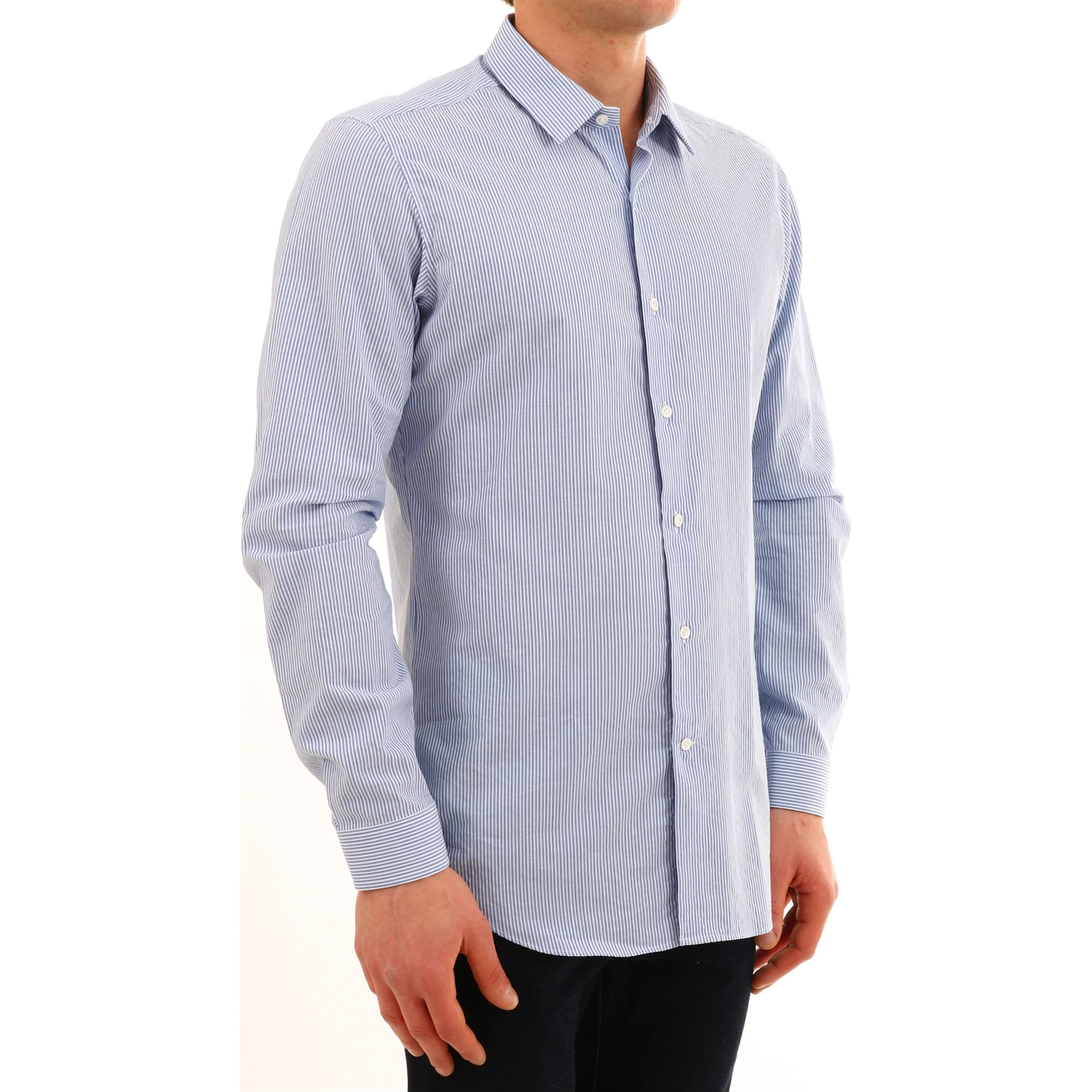 Light blue striped shirt