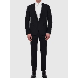 Two-piece black suit