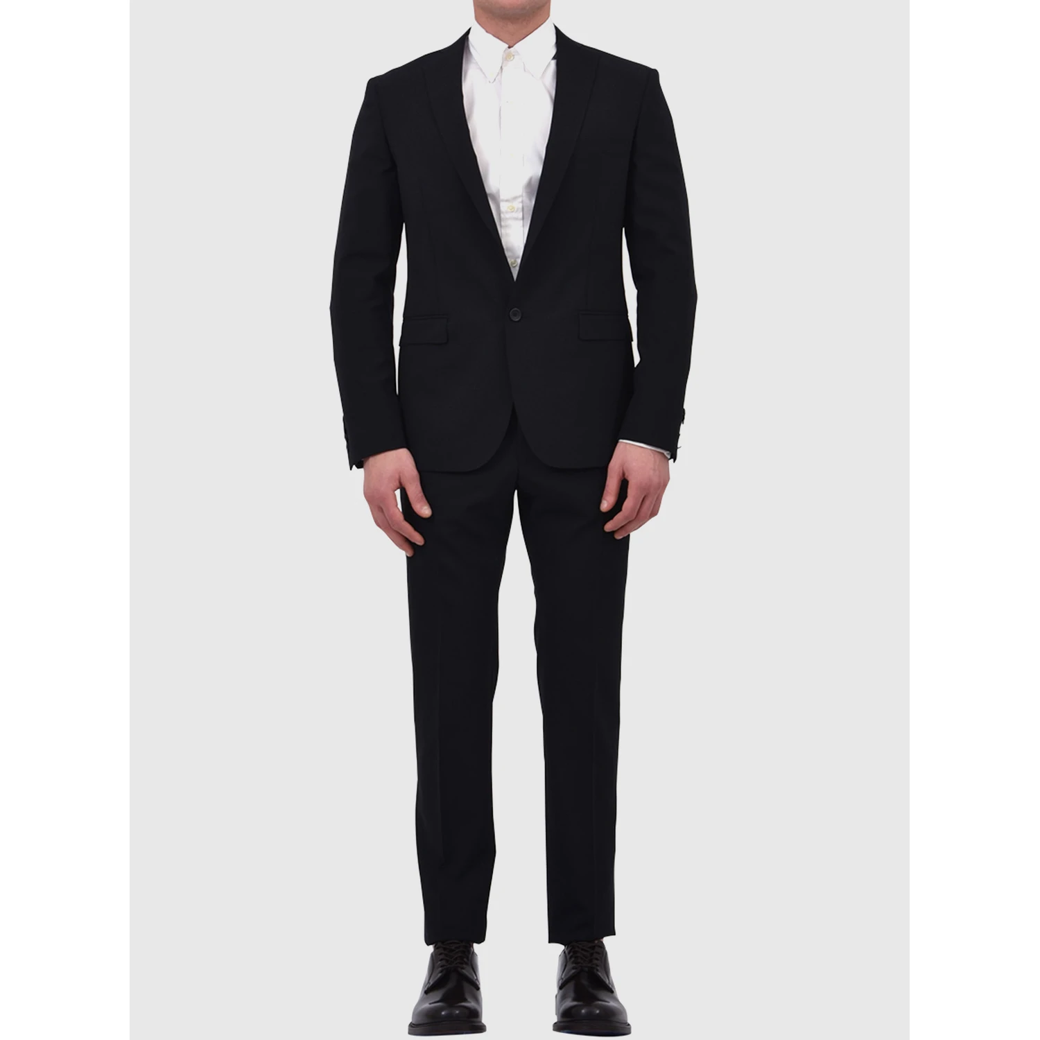 Two-piece black suit