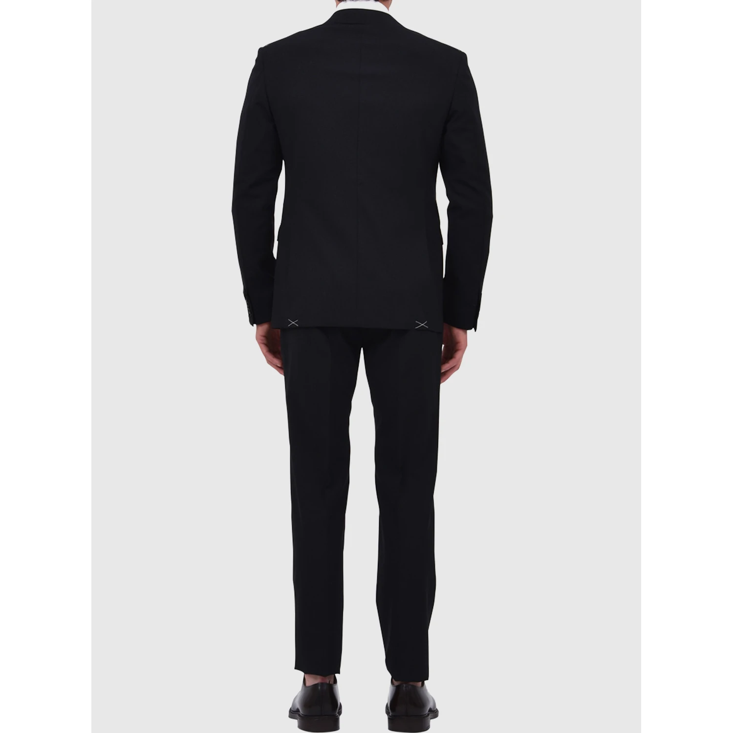 Two-piece black suit