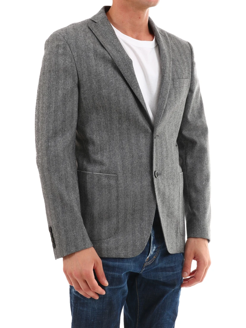 Gray Wool Jacket