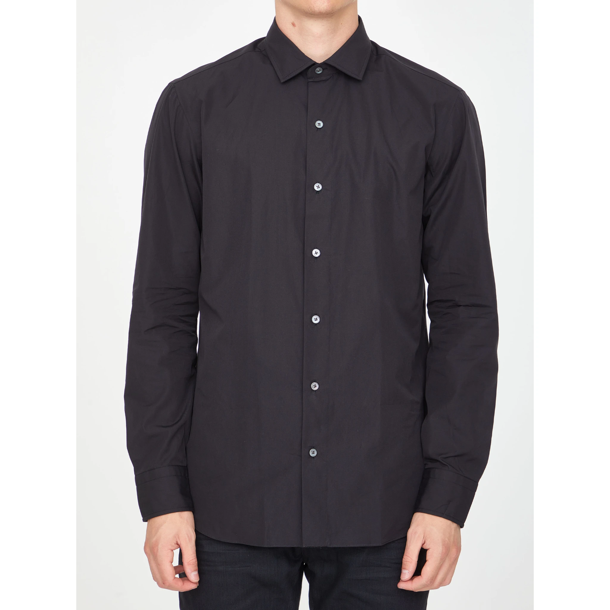 Black cotton shirt