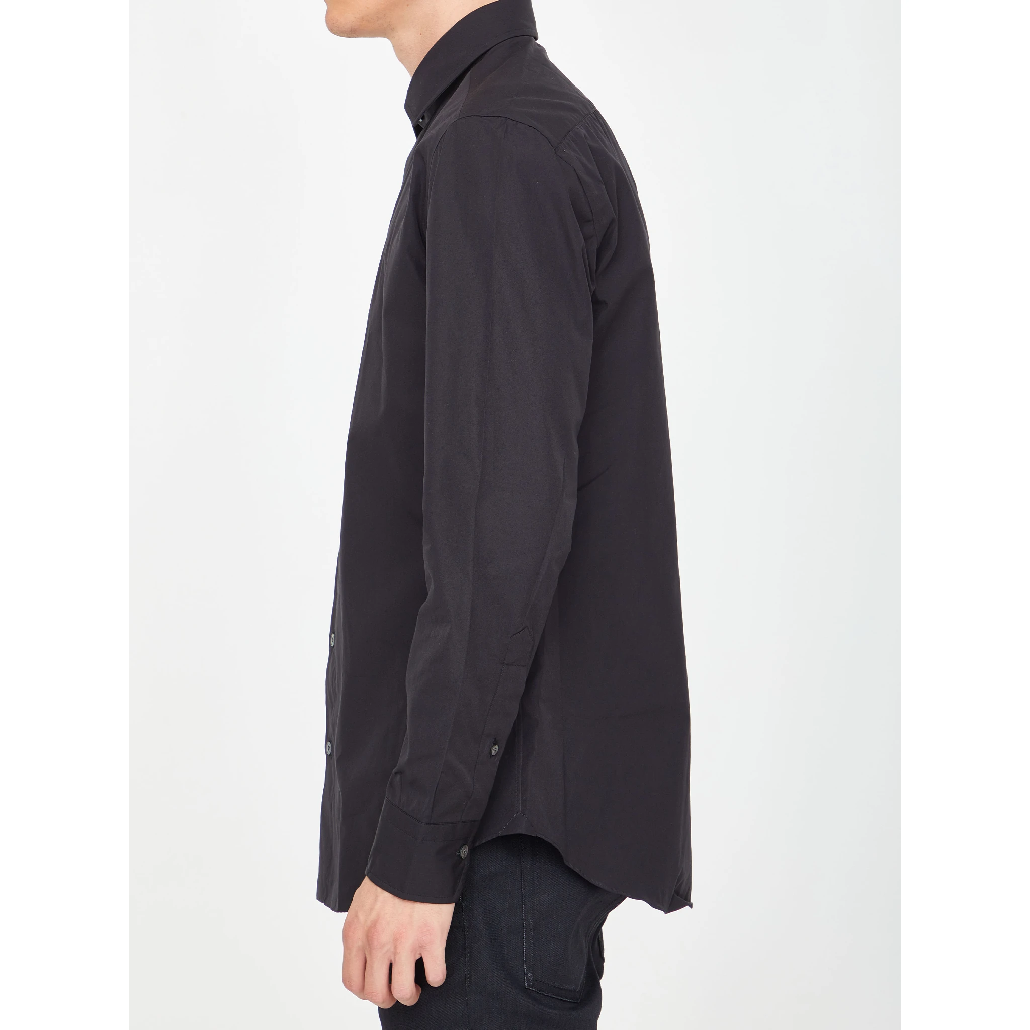 Black cotton shirt