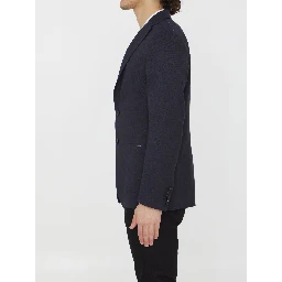 Linen and viscose jacket