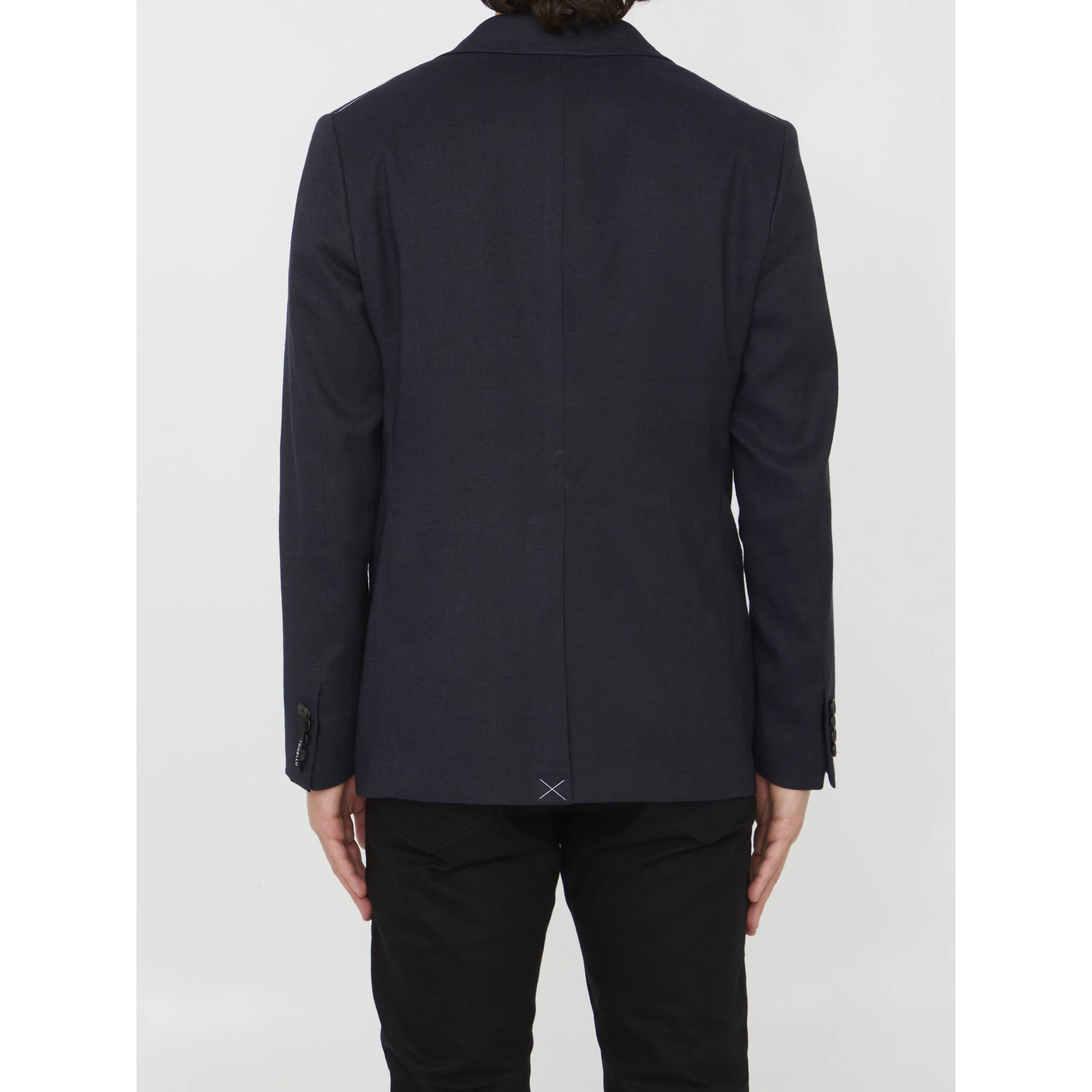 Linen and viscose jacket