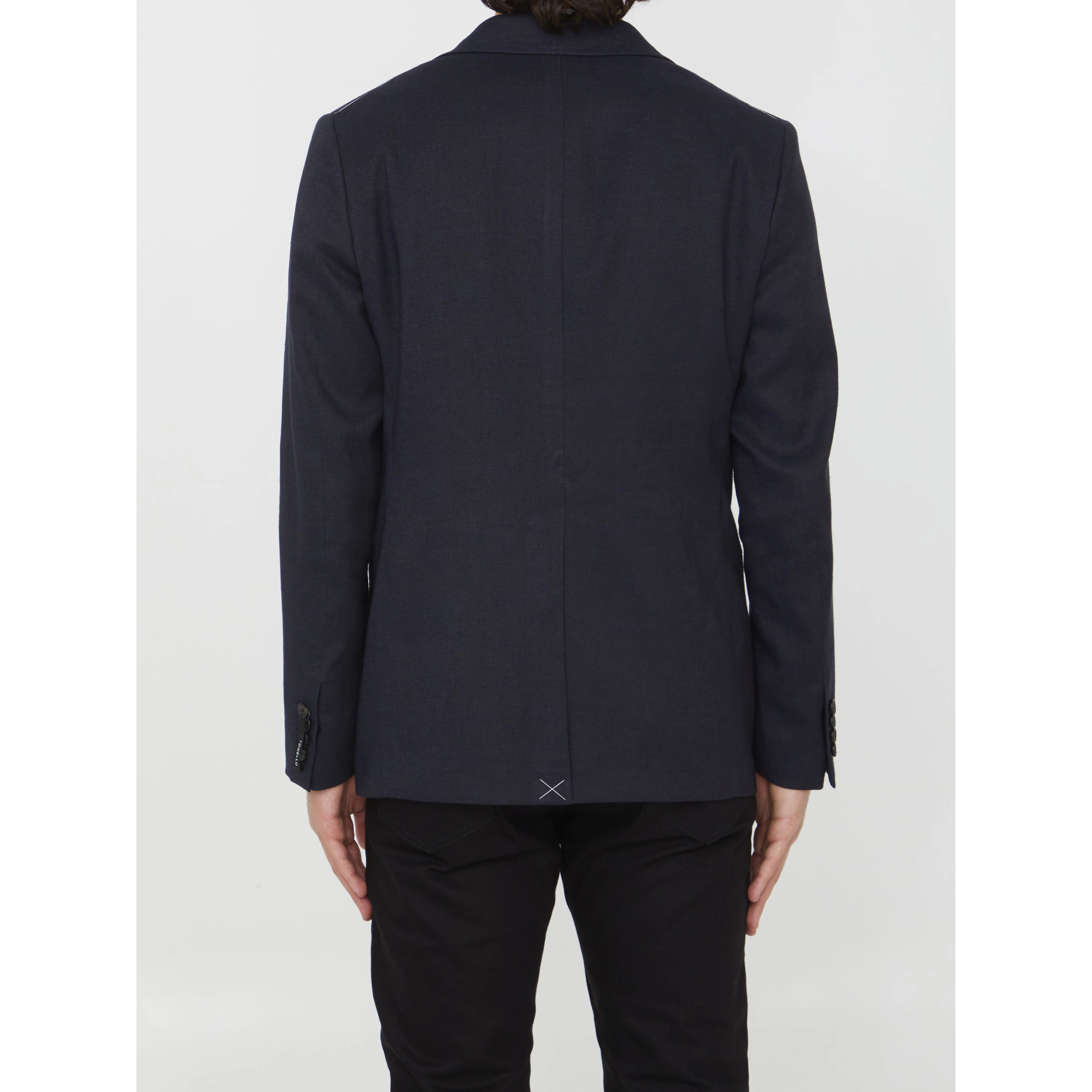 Linen and viscose jacket