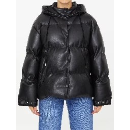 Nylon puffer jacket