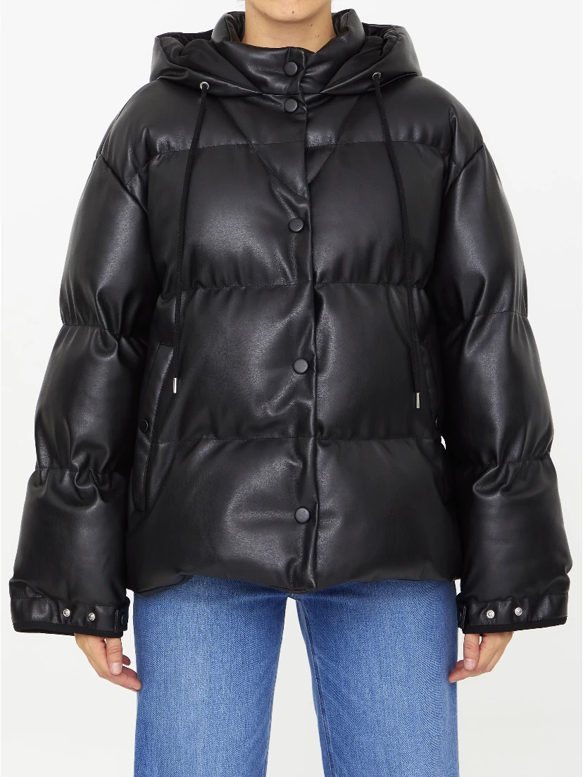 Nylon puffer jacket