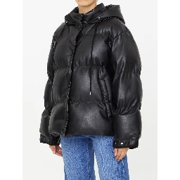 Nylon puffer jacket