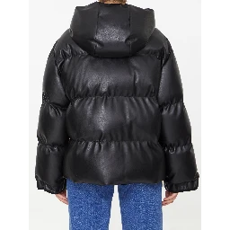 Nylon puffer jacket