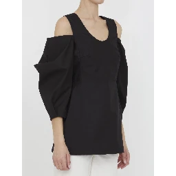 Cut-out cotton top