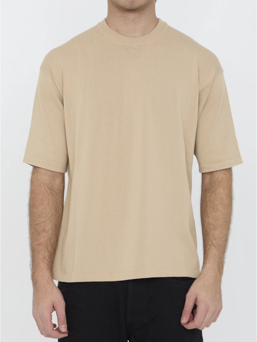 Short-Sleeved Crewneck Cotton T-shirt