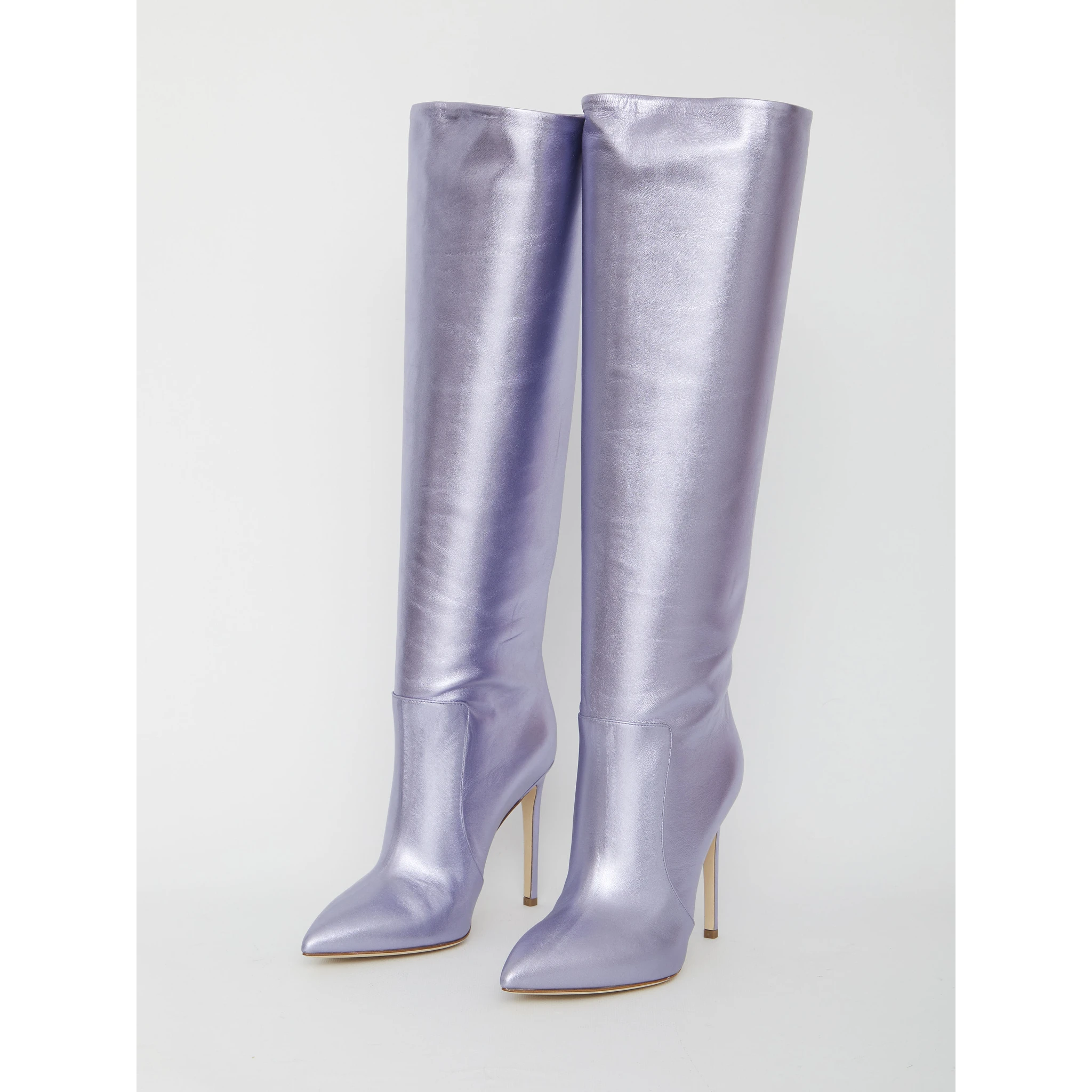 115mm leather stiletto boot