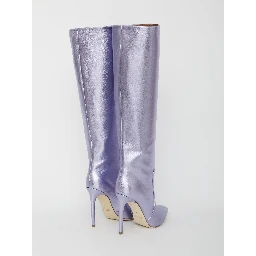 115mm leather stiletto boot