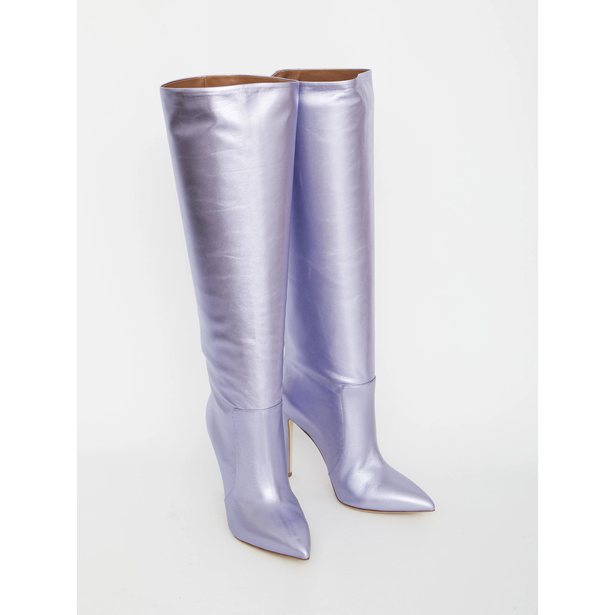 115mm leather stiletto boot