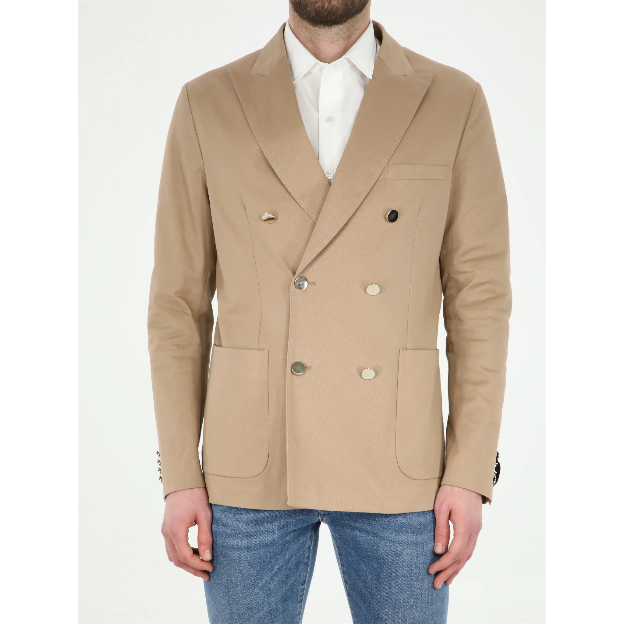 Beige cotton jacket