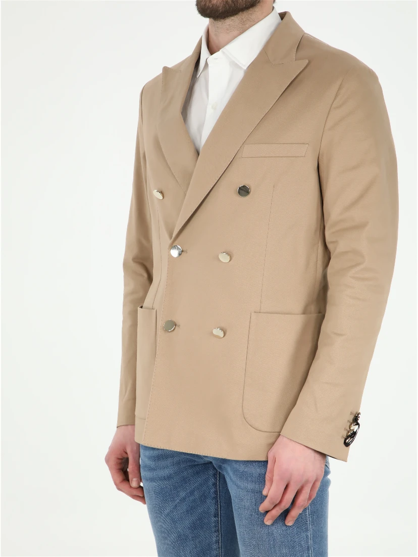 Beige cotton jacket