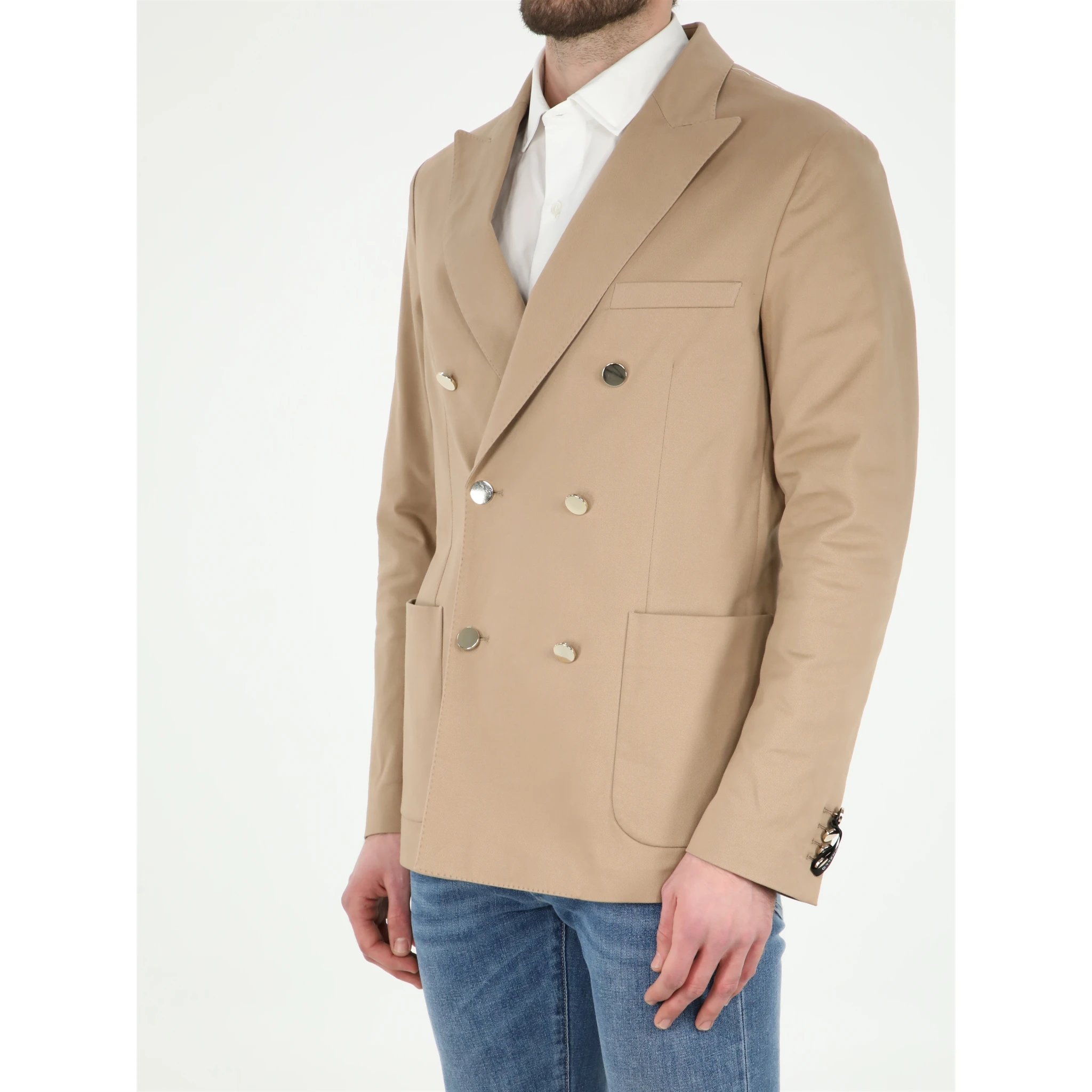 Beige cotton jacket