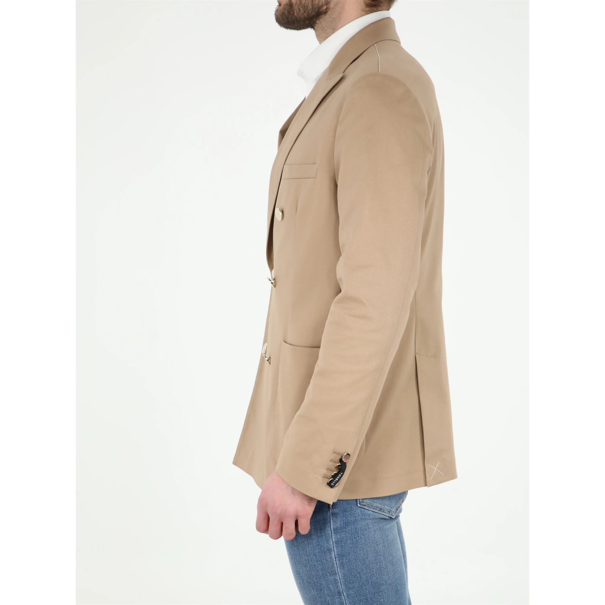 Beige cotton jacket
