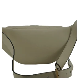 White Lamb Leather Belt Bag