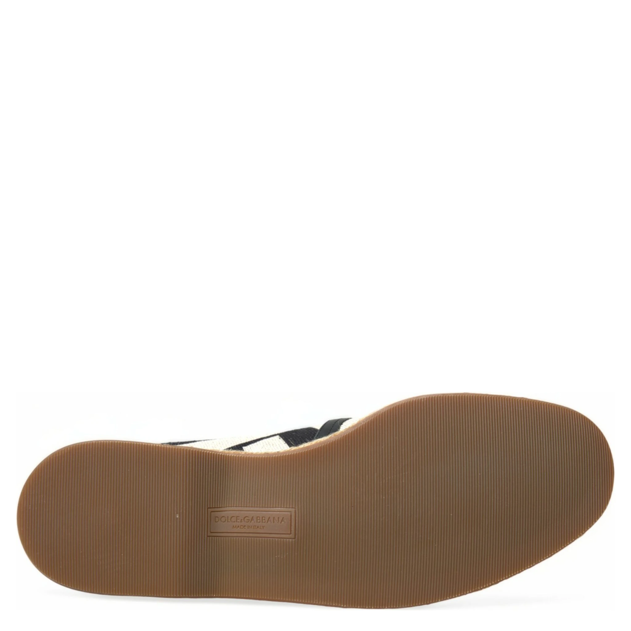 Beige Black Striped Canvas Espadrilles MONDELLO Shoes