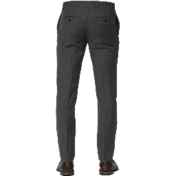 Gray Wool Pant