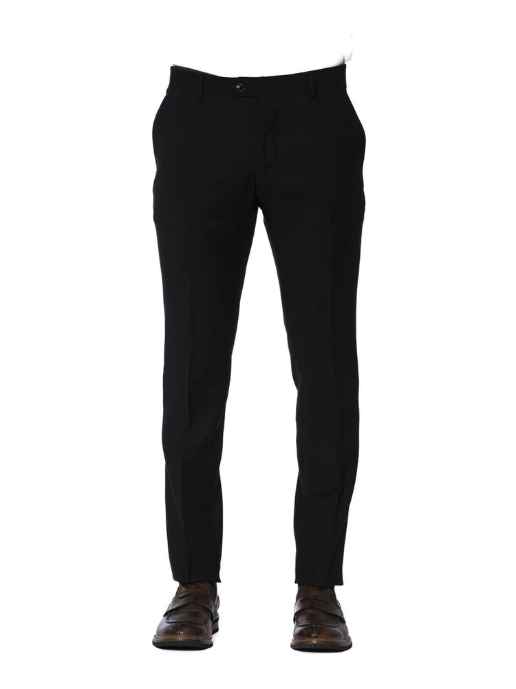 Black Wool Pant