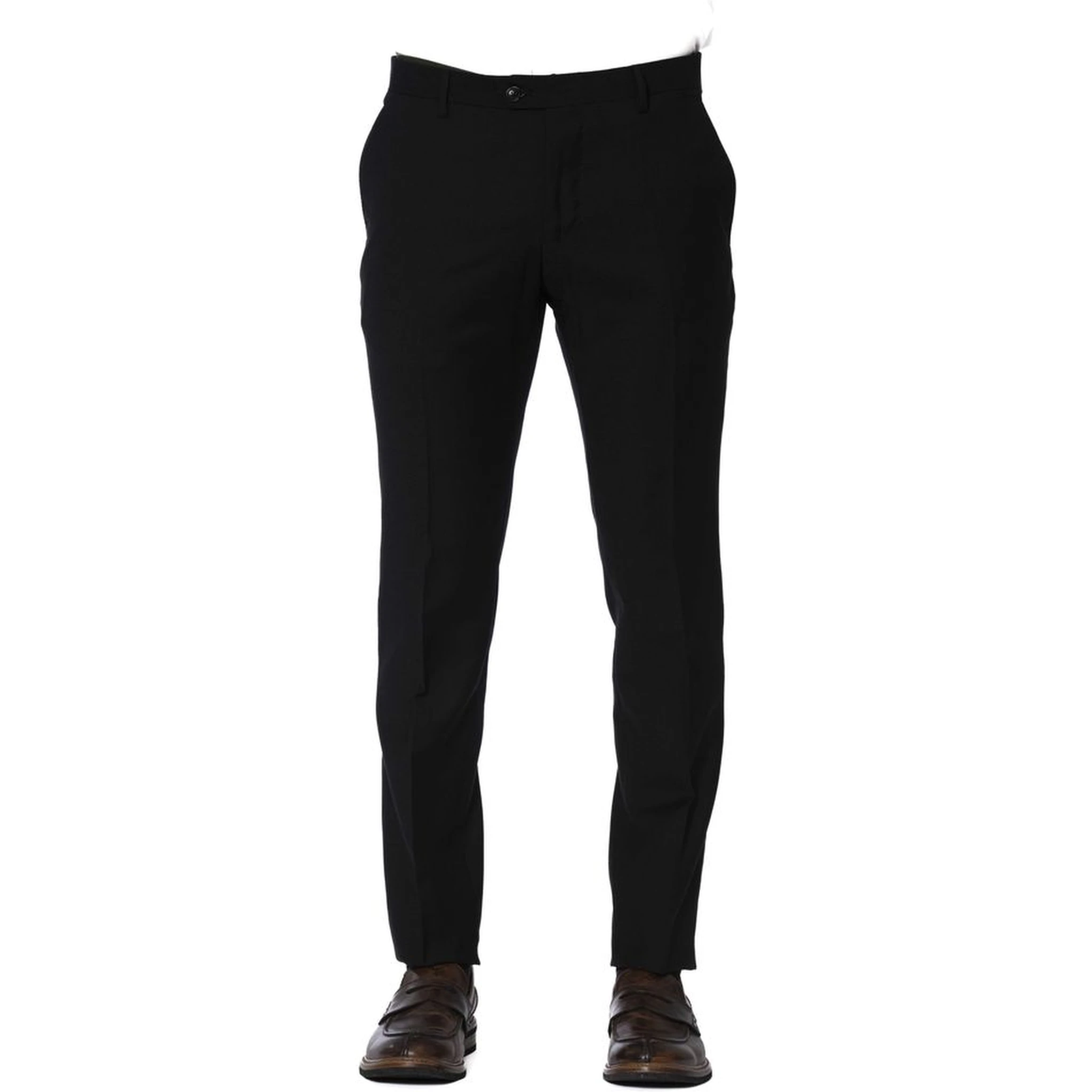 Black Wool Pant