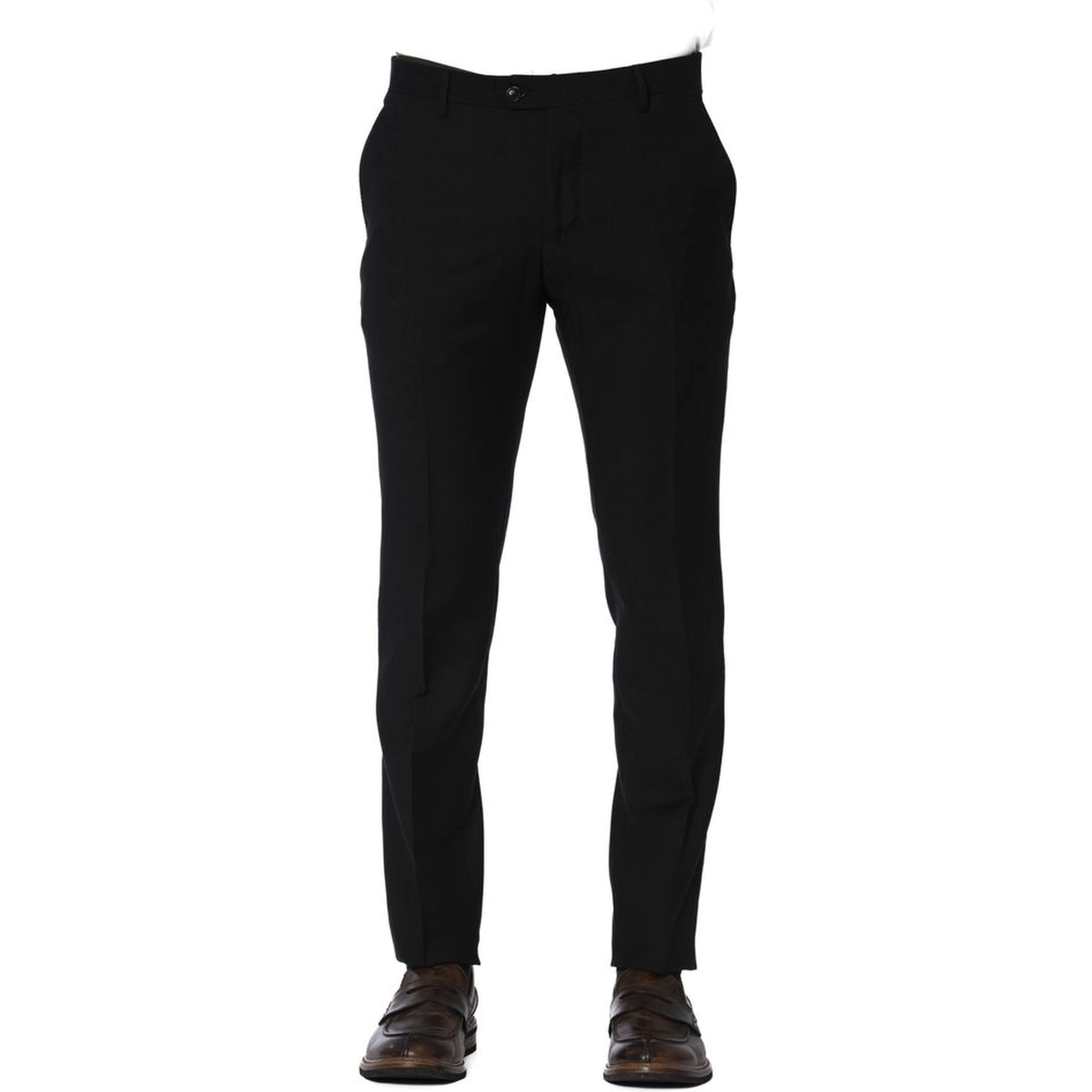 Black Wool Pant