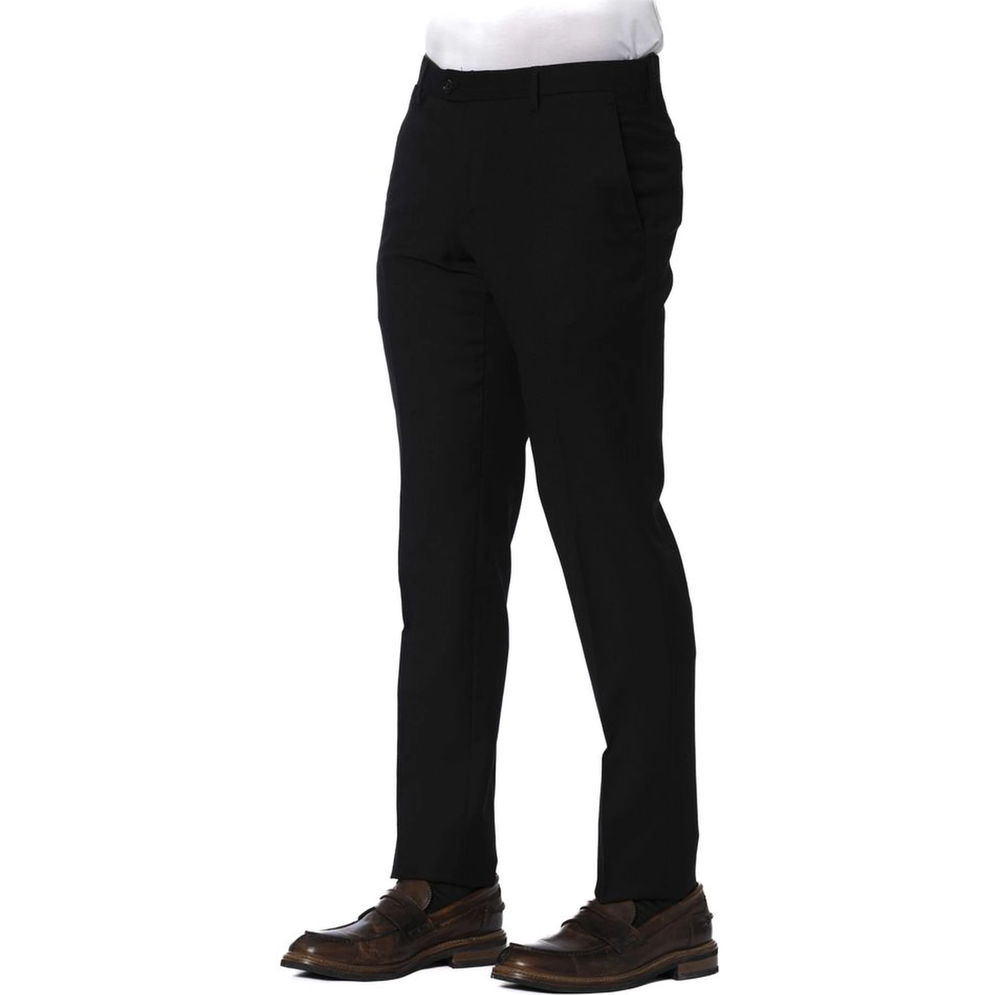 Black Wool Pant