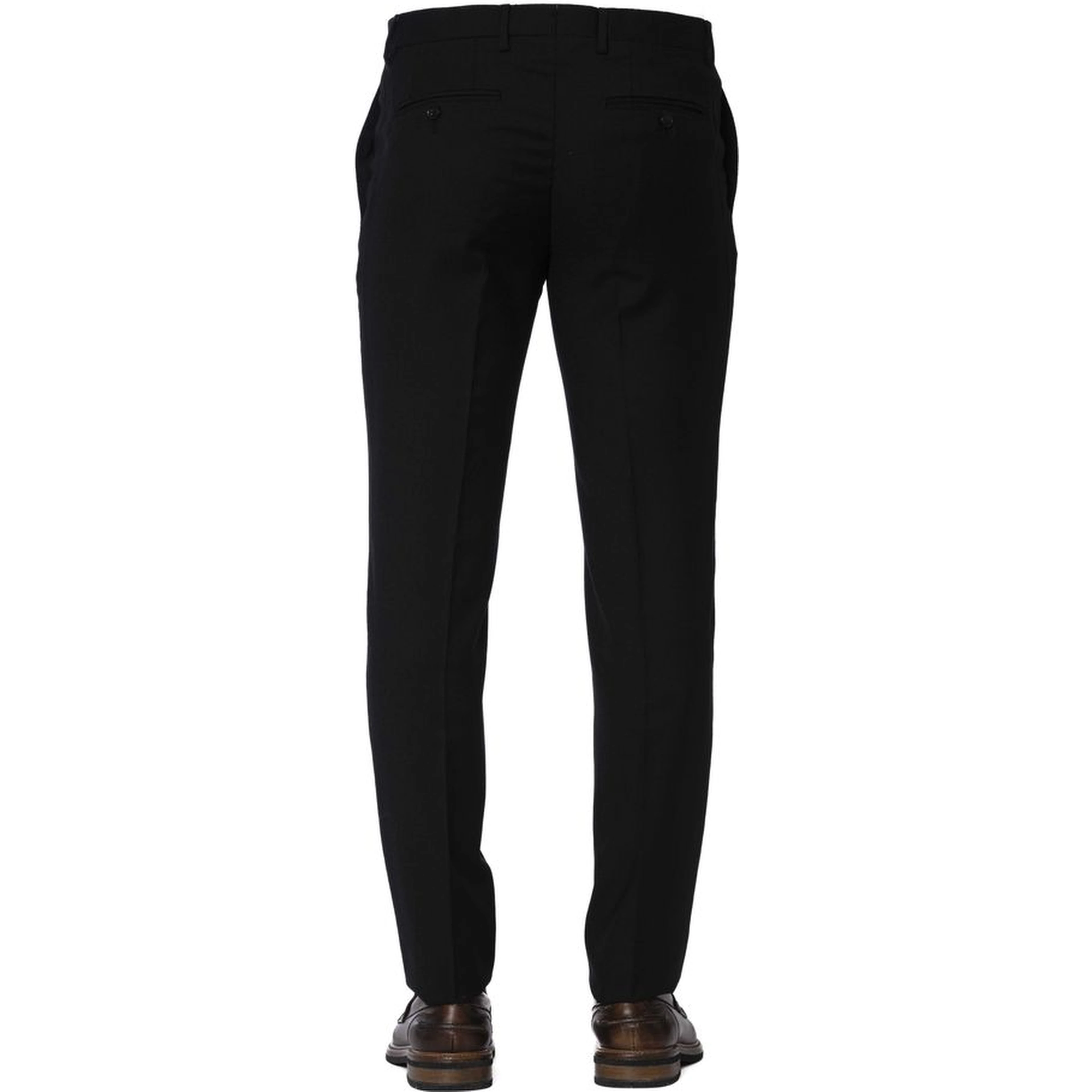 Black Wool Pant