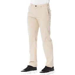 Beige Cotton Pant