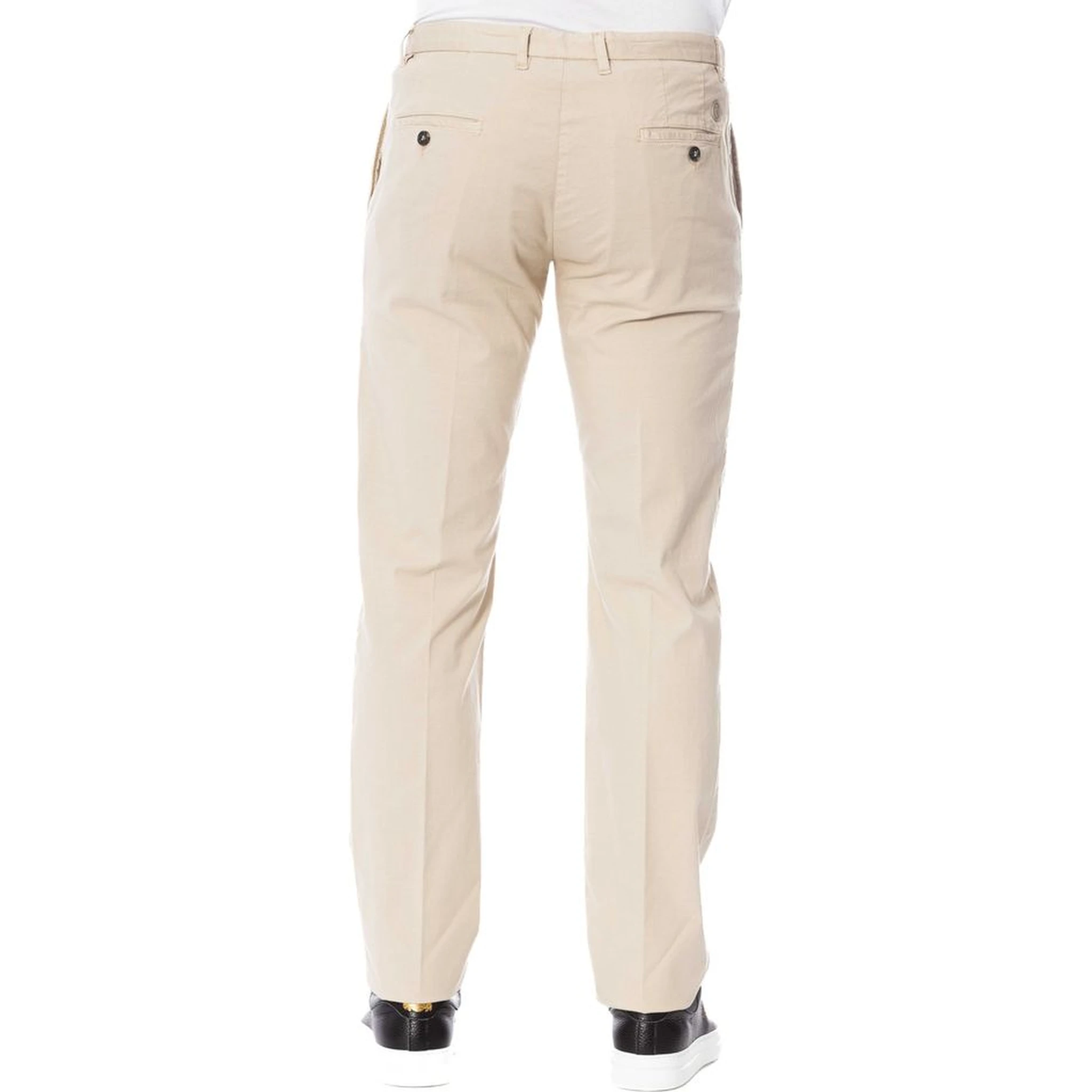Beige Cotton Pant
