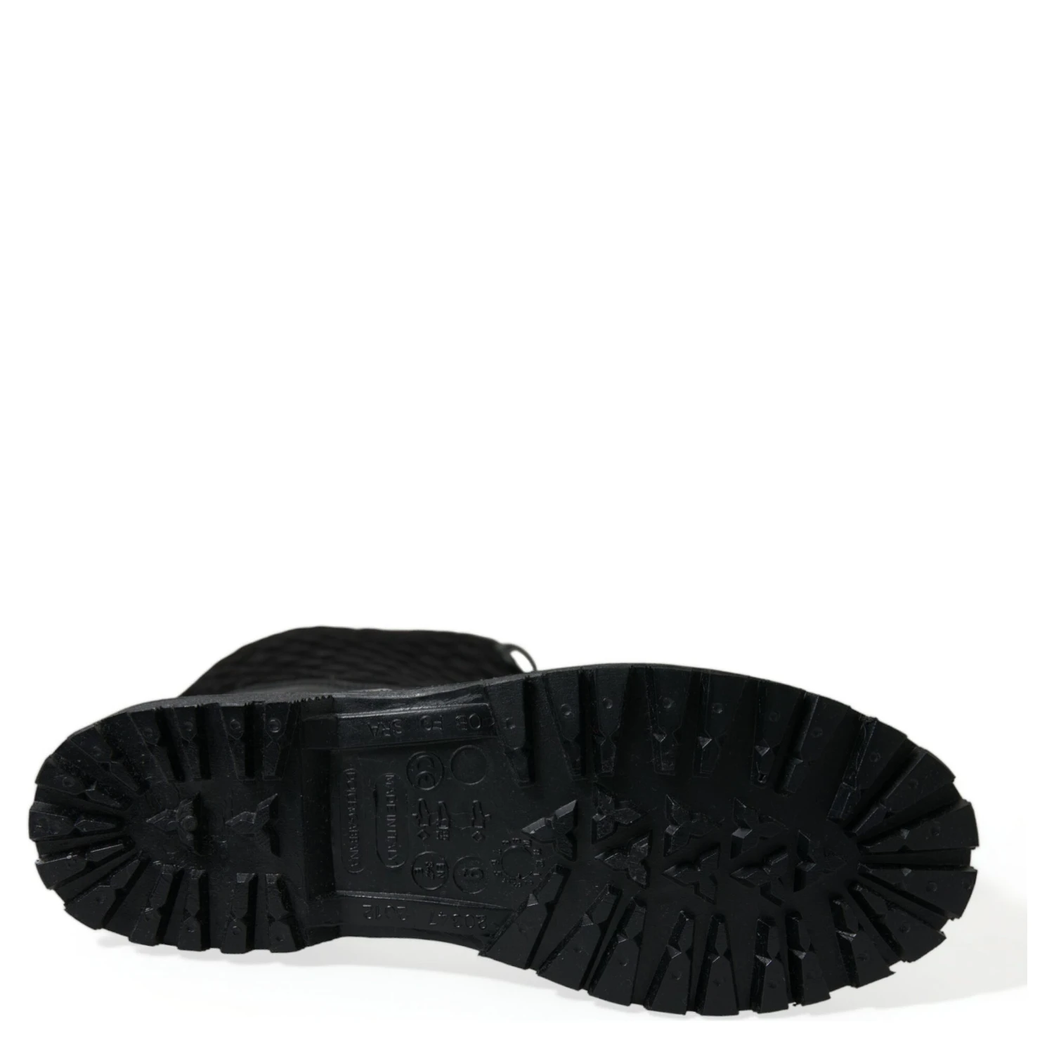 Black Chioggia Rubber Suede Rain Boots Shoes