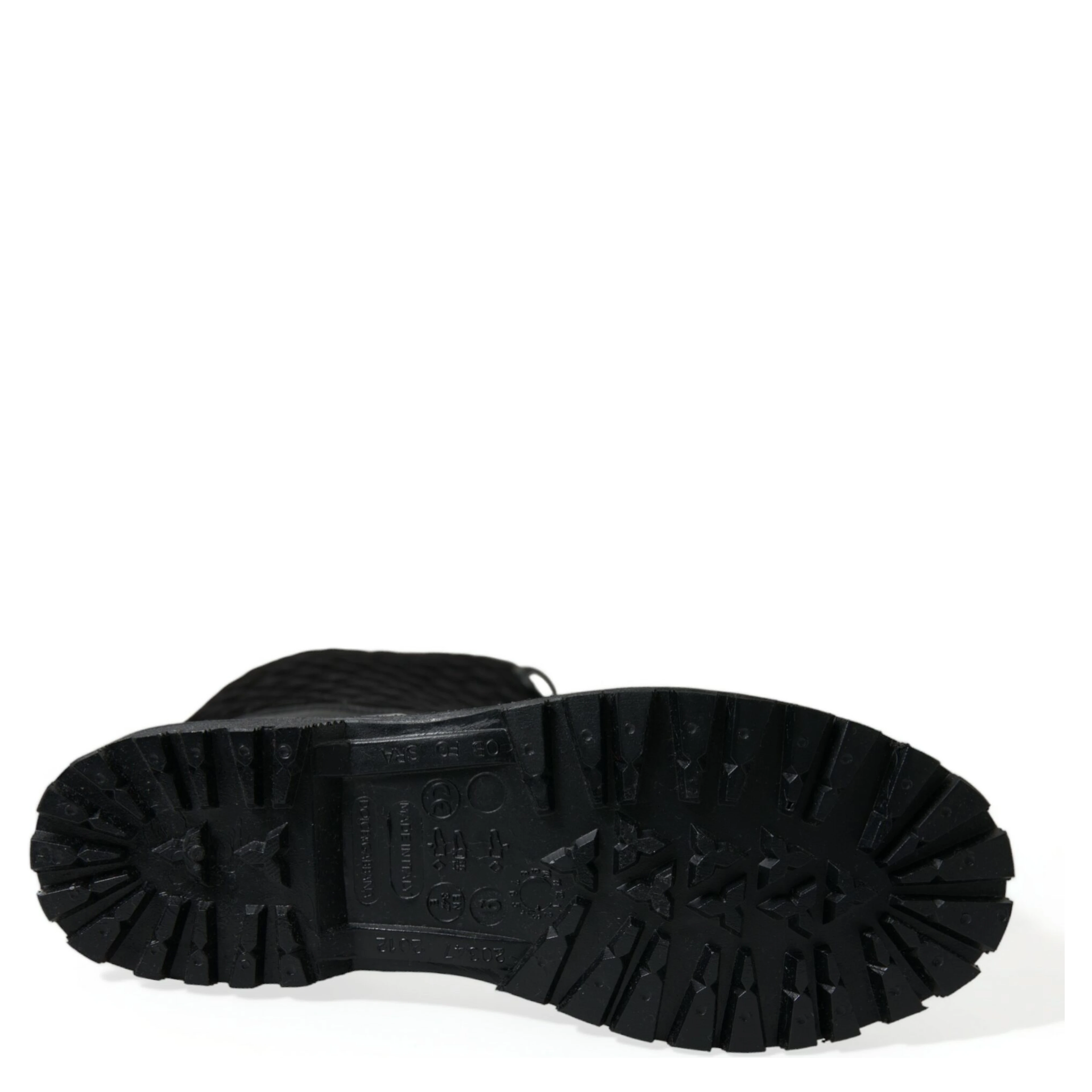 Black Chioggia Rubber Suede Rain Boots Shoes