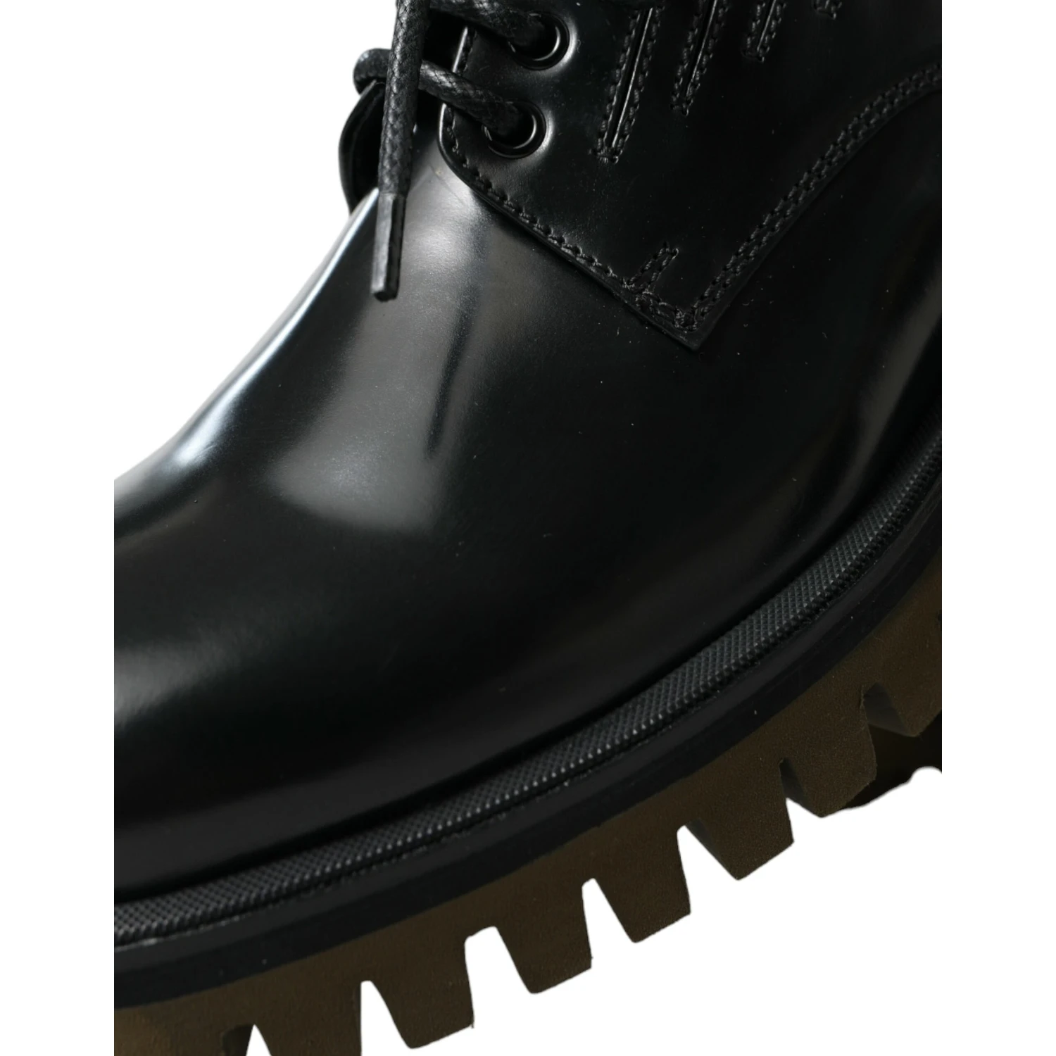 Black Leather Lace Up Derby Men Dress Shoes