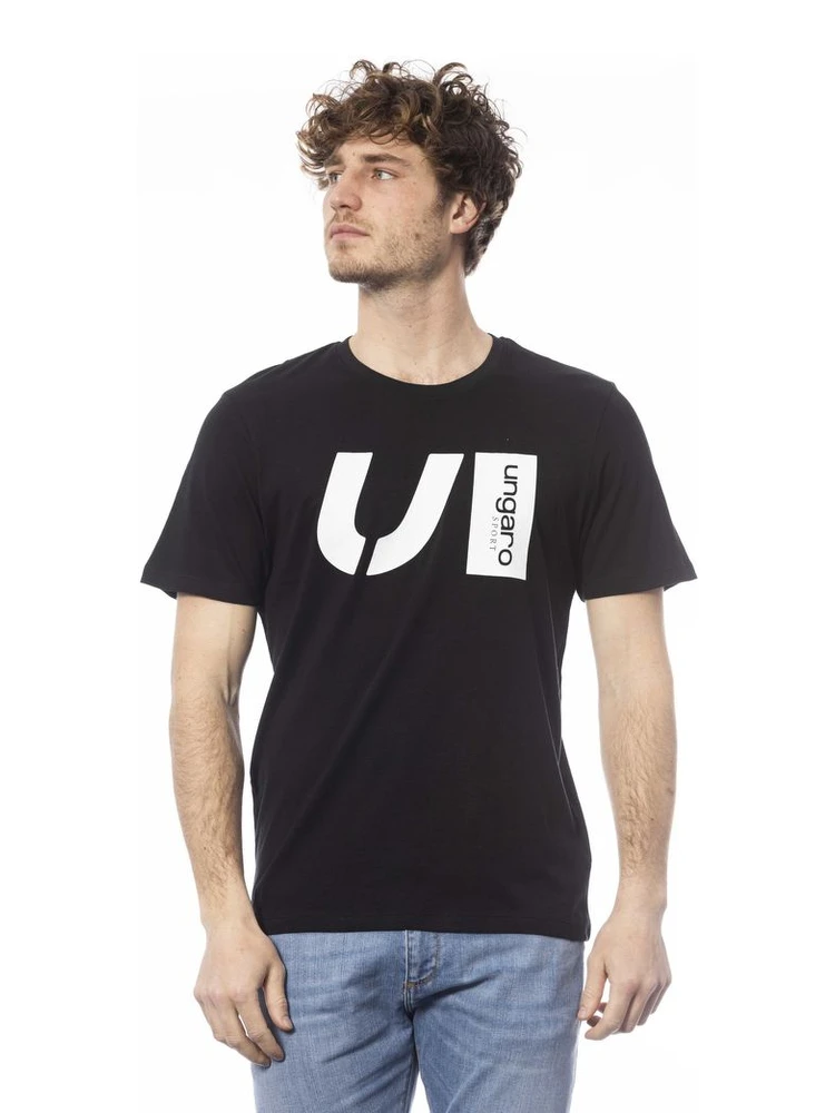 Black Cotton T-Shirt