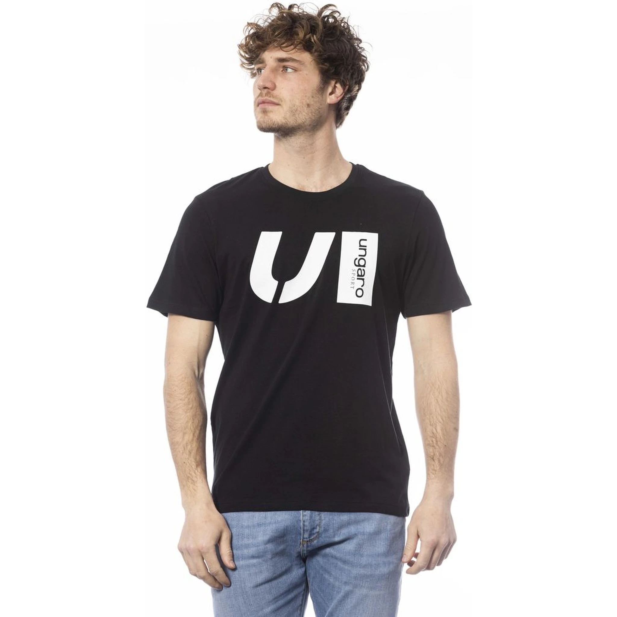 تيشيرت قطني أسود