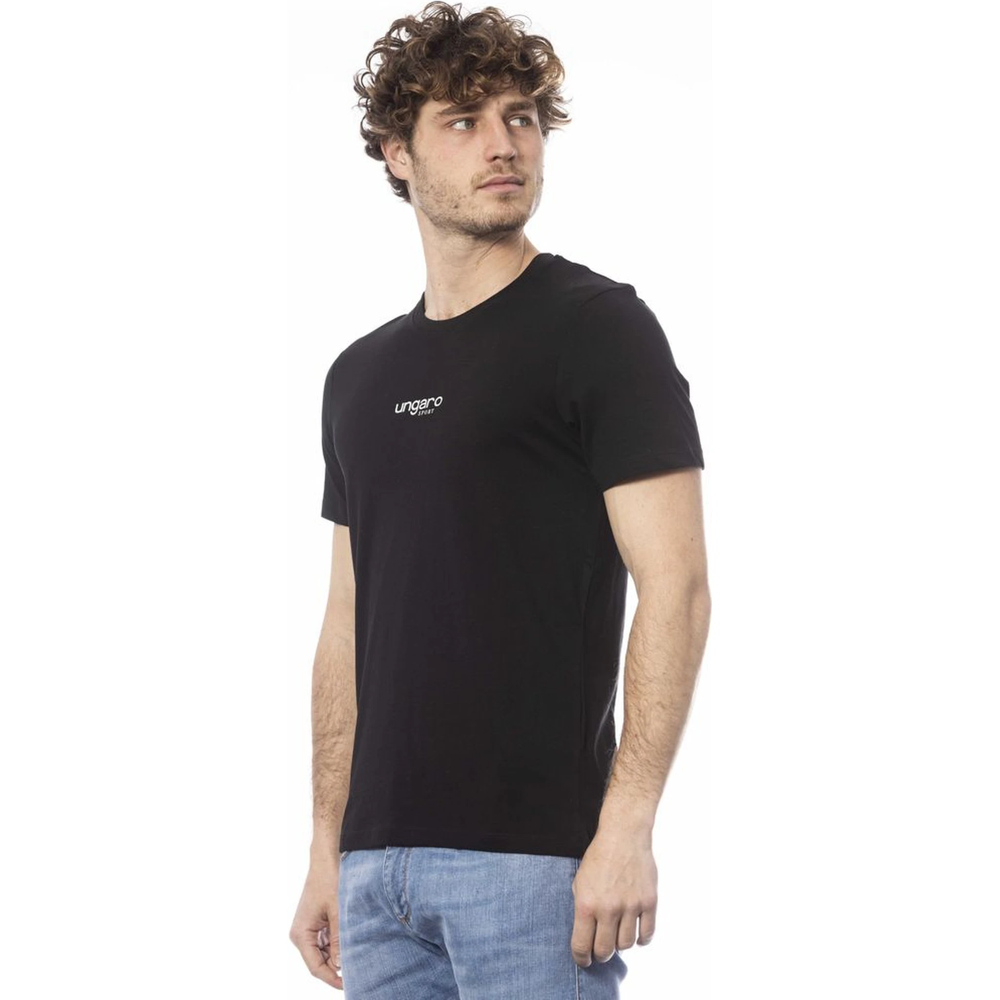 Black Cotton T-Shirt