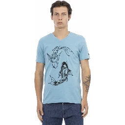 Light Blue Cotton T-Shirt