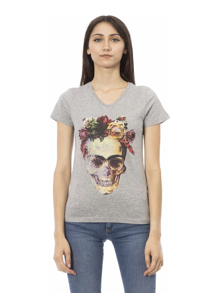 Gray Cotton T-Shirt