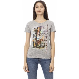 Gray Cotton T-Shirt