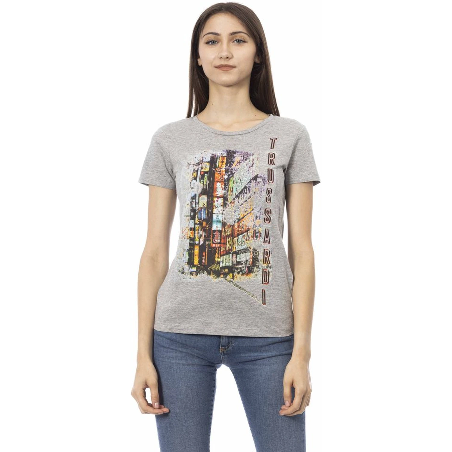 Gray Cotton T-Shirt