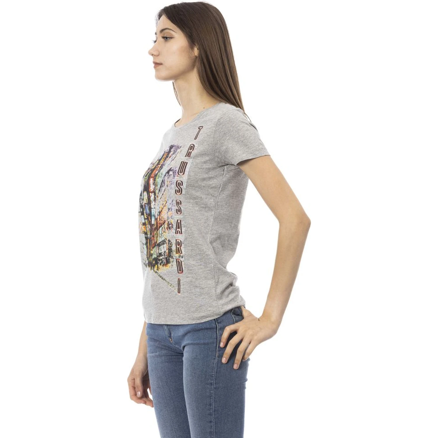 Gray Cotton T-Shirt