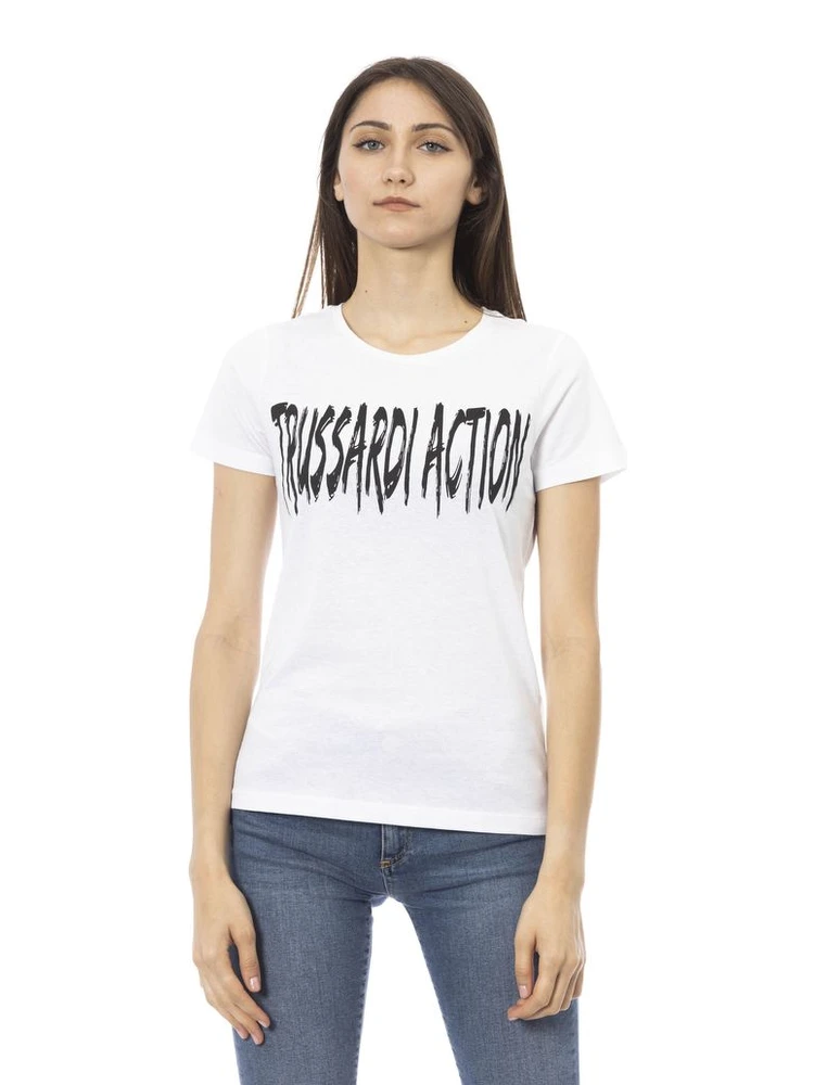 short-sleeve white graphic tee