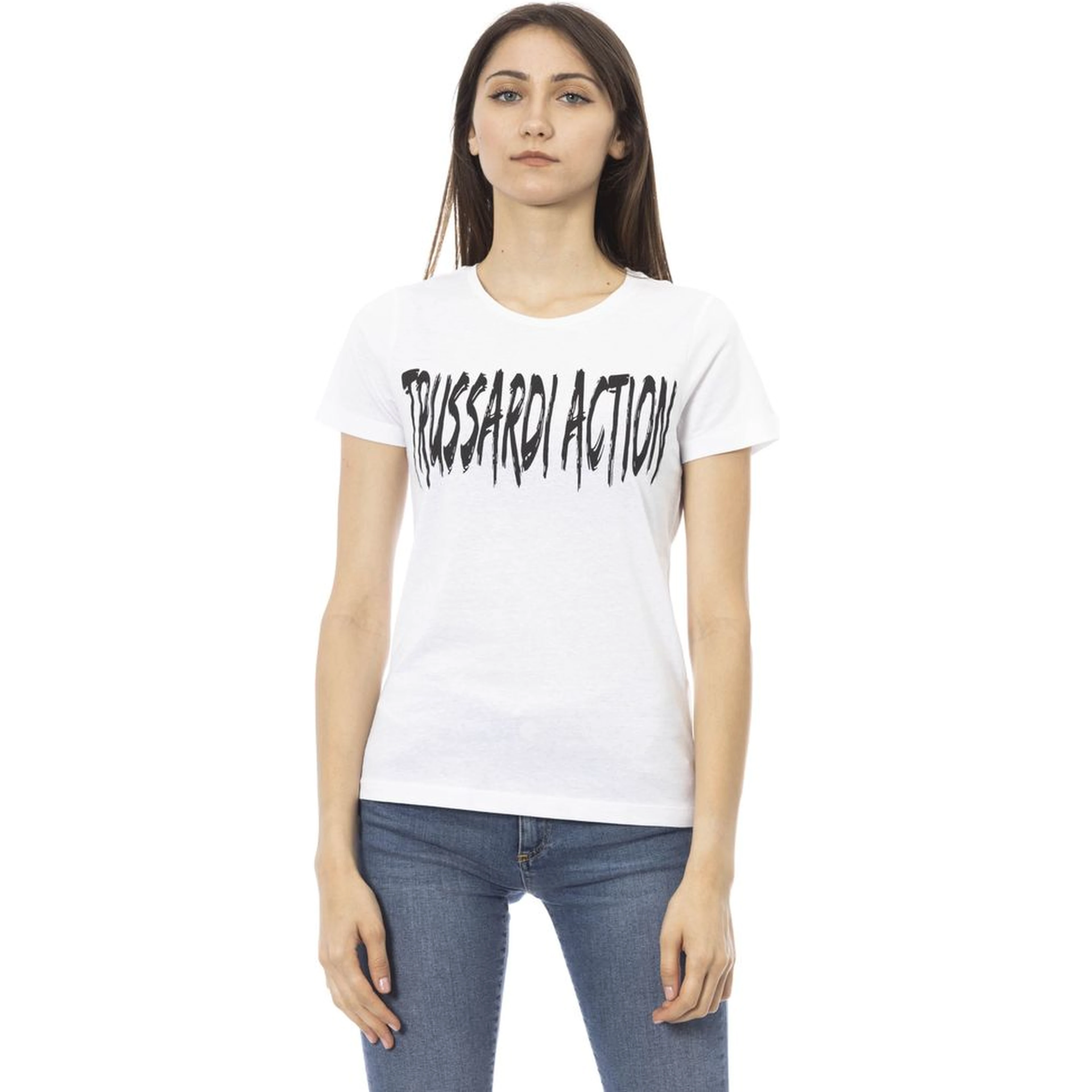 short-sleeve white graphic tee