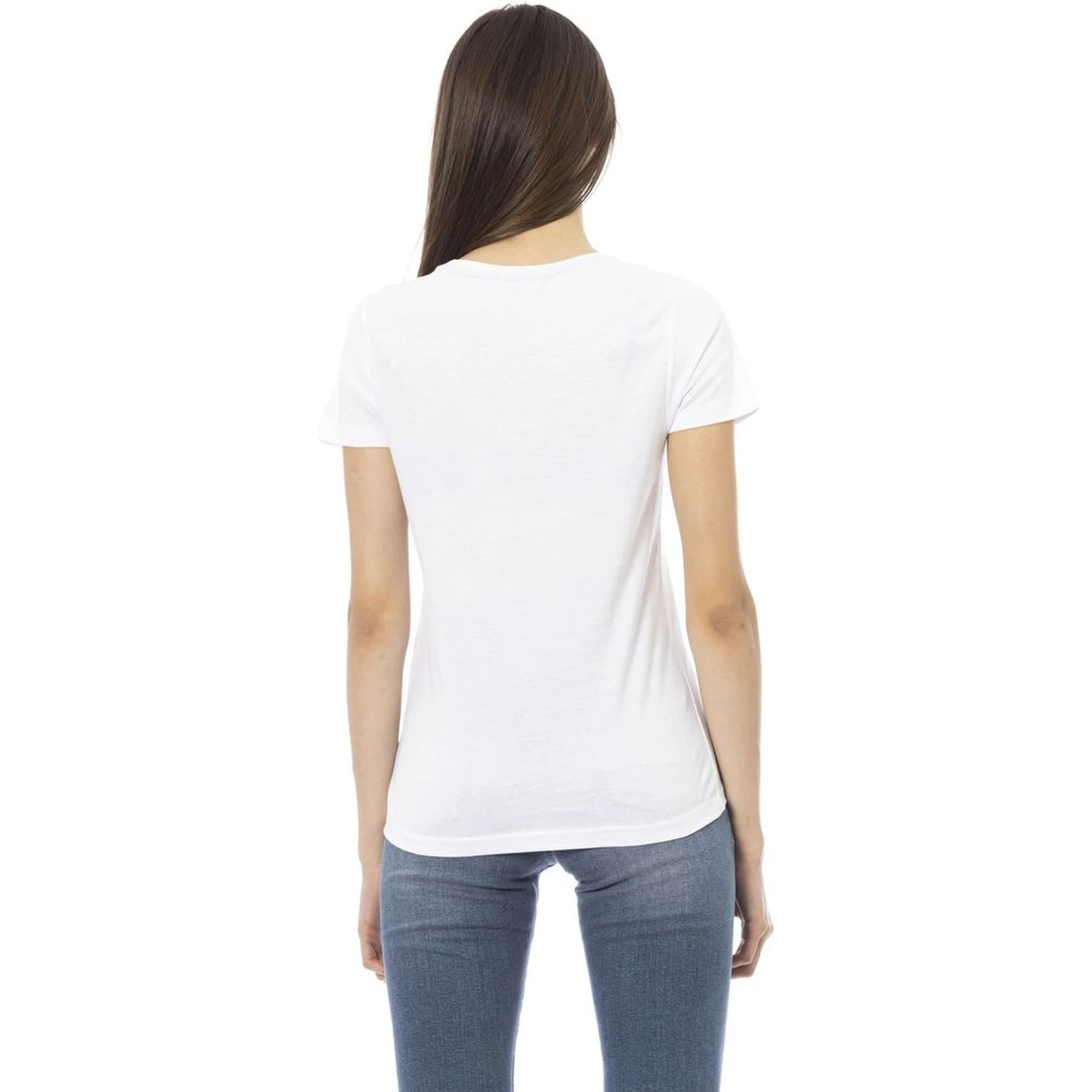 short-sleeve white graphic tee
